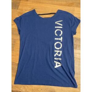 Victorias Secret Medium tshirt blue athletic active wear